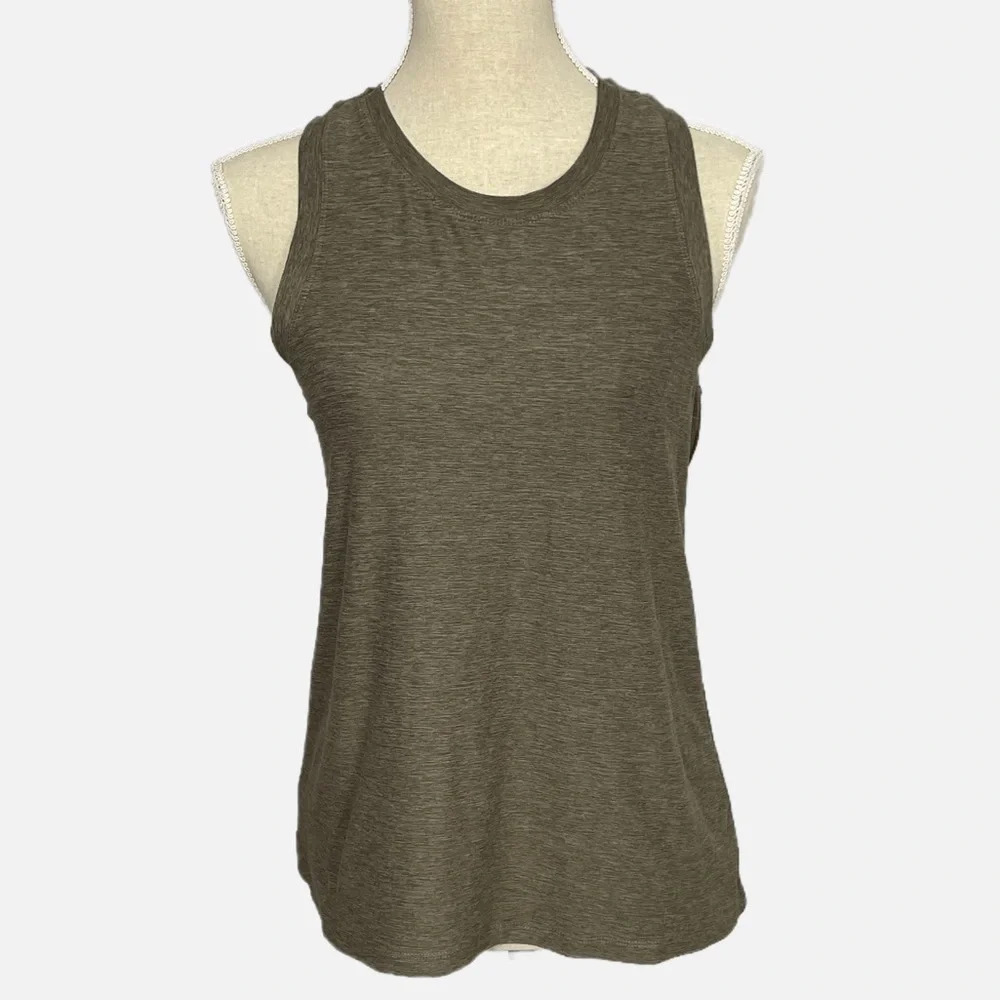 Kyodan Women’s Tank Top Size Small Heathered Brown‎